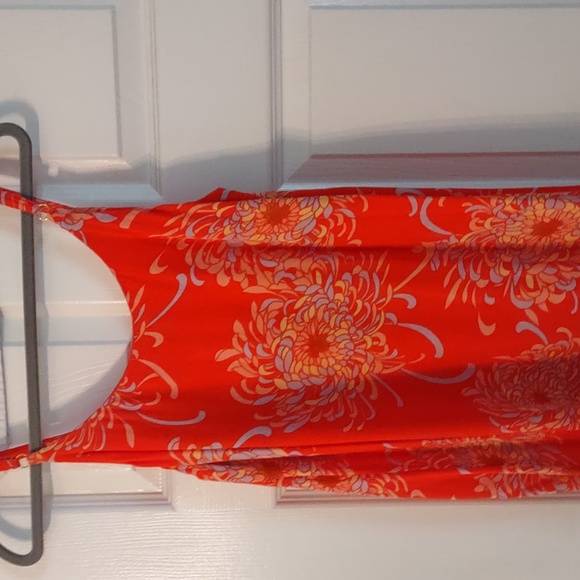 cabi #777 Lovely Day Mum floral orange tank/ cami. Size small - Picture 5 of 5